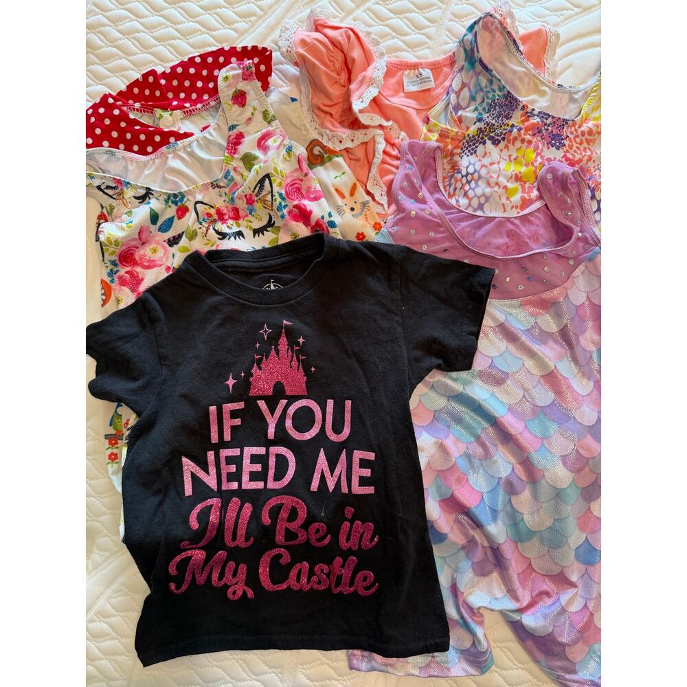 Bundle Size X Small T Little Girls Clothes 6 Items 0222